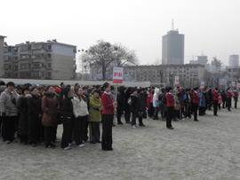 我公司积极参加历下区“庆祝三八妇女节趣味运动会”